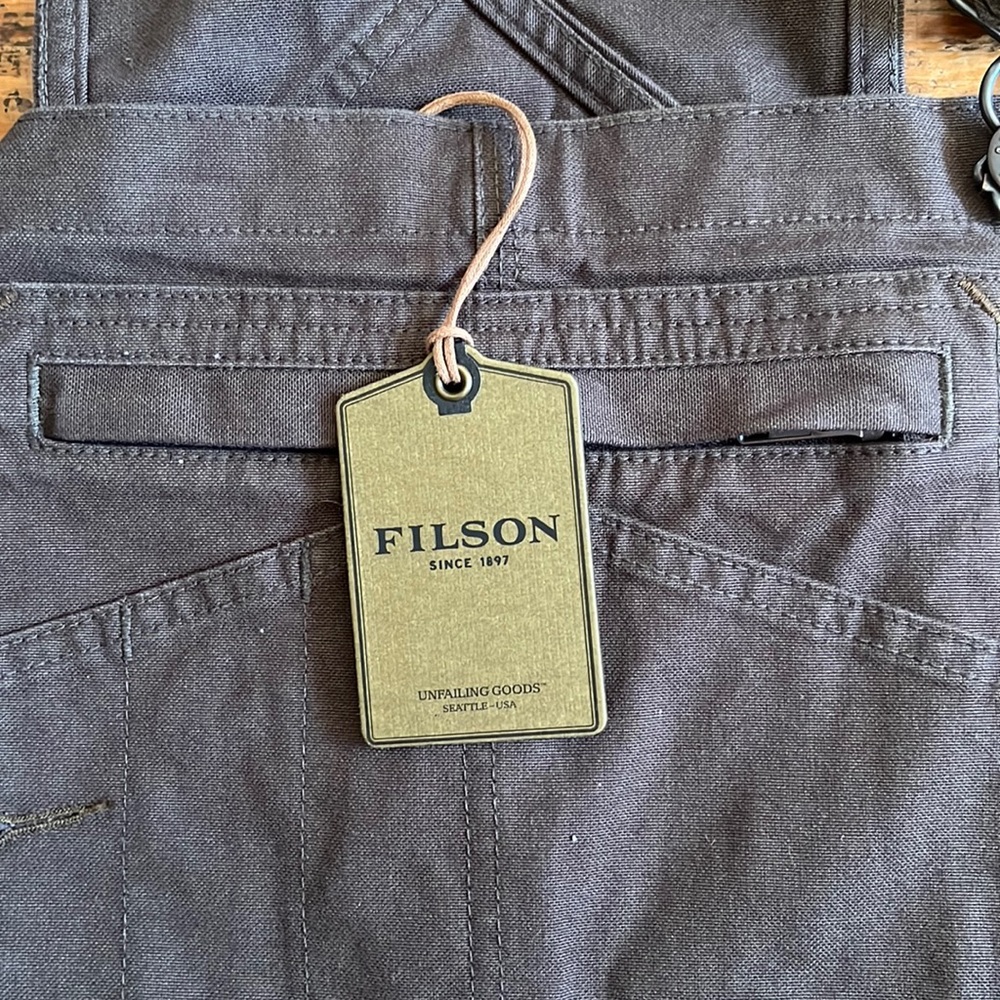 FILSON WOMENS DOUBLE CANVAS OVERALLS